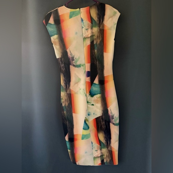 Zara WB Collection Multicolor Abstract Art Dress - Size S - NWT - Picture 2 of 4